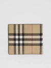 Vintage Check Bifold Wallet Archive Beige - BURBERRY - BALAAN 7