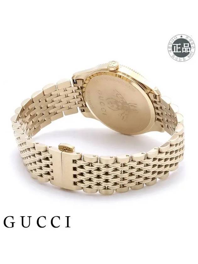 G Timeless 37mm metal watch gold - GUCCI - BALAAN 4