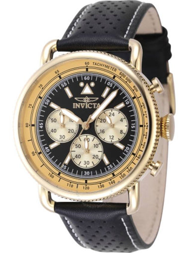 Invicta Speedway Zager Exclusive Chronograph Quartz Black Dial Men's Watch 47366 - INVICTA - BALAAN 1