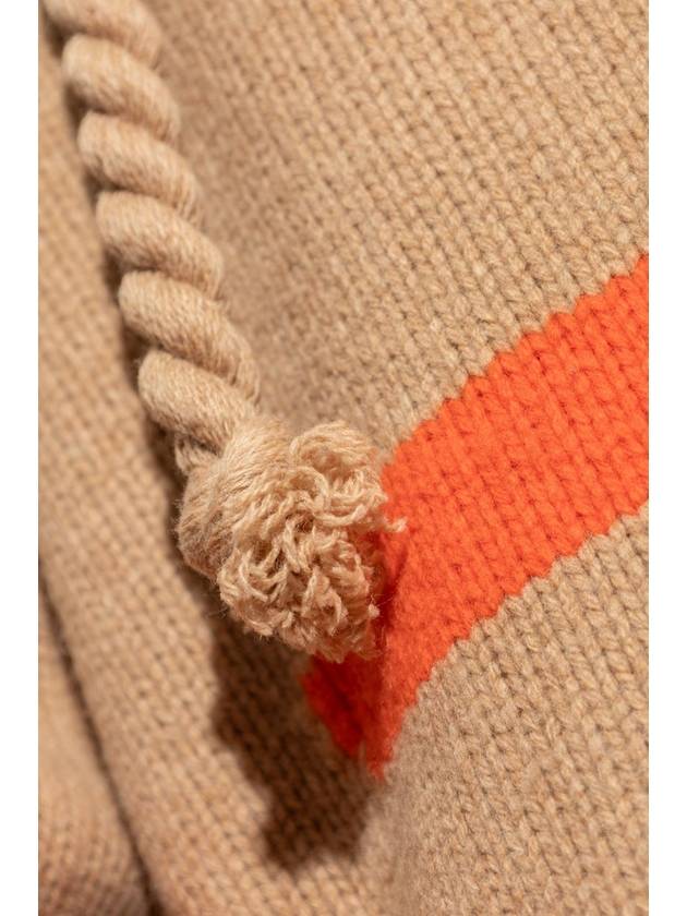 JW Anderson Wool Cardigan, Women's, Beige - JW ANDERSON - BALAAN 5