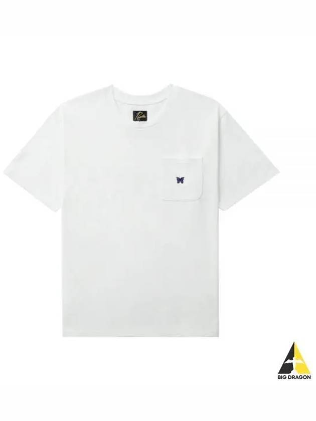 Crew Neck Poly Jersey Short Sleeve T-Shirt White - NEEDLES - BALAAN 2