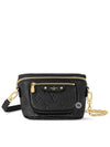 Mini Monogram Empreinte Leather Bum Bag Black - LOUIS VUITTON - BALAAN 6