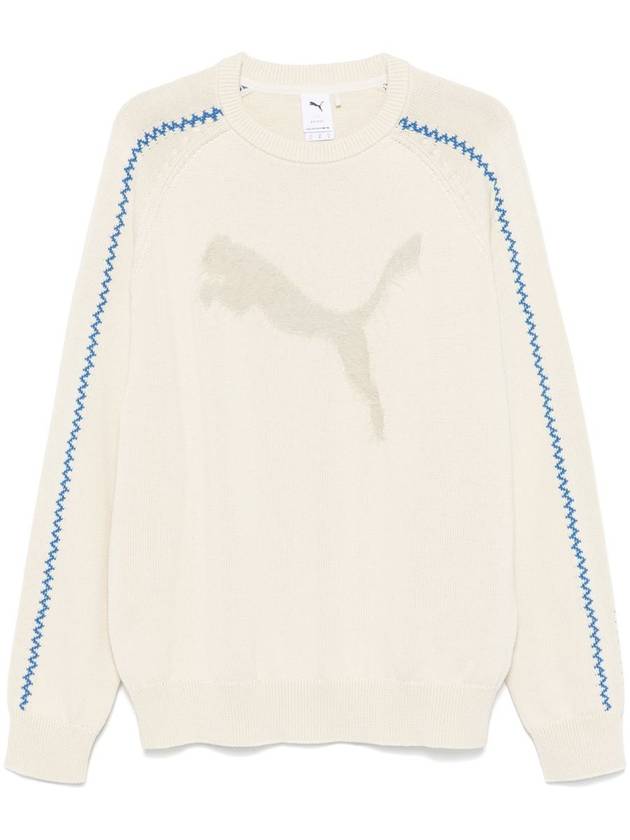 The Never Worn T7 Crew Neck Sweatshirt Alpine Snow - PUMA - BALAAN 1