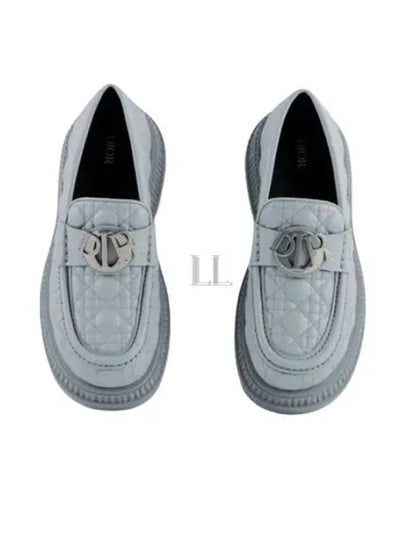 Buffalo Leather Loafers Grey - DIOR - BALAAN 2