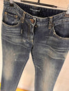 Women's Gold Big Plate Jincheong Wrinkle Washing Jeans FT47TD G8C09 - DOLCE&GABBANA - BALAAN 4