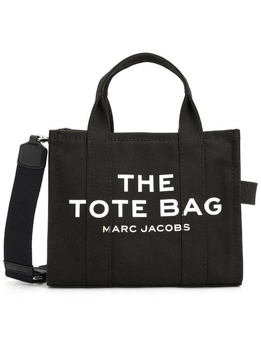 Logo Canvas Small Tote Bag Black - MARC JACOBS - BALAAN 2