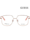 Glasses frame GU2839D 028 light gold frame Asian fit - GUESS - BALAAN 3