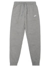 Women's Sportswear Club Fleece Mid-Rise Jogger Track Pants Grey - NIKE - BALAAN 2