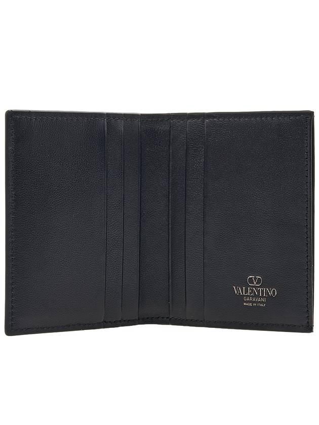 4Y2P0T39 VTQ 0NO Men s V logo card wallet - VALENTINO - BALAAN 10