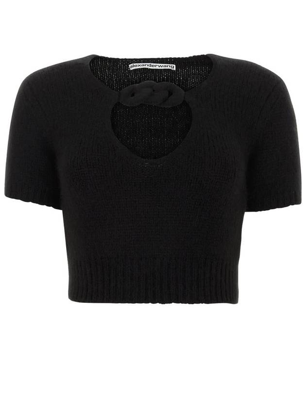 long sleeve t-shirt 1KC4231013 001 BLACK - ALEXANDER WANG - BALAAN 2