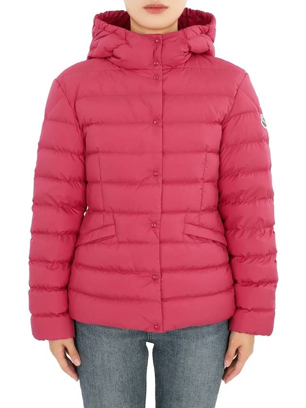 Kids EGISTO logo patch down padded jacket red 1A00005 54A81 557 12 14A adult wearable - MONCLER - BALAAN 3