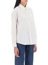 Boyfriend Long Sleeve Shirt White - A.P.C. - BALAAN 3