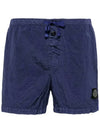 Swimming Nylon Trunk Shorts Purple Blue - STONE ISLAND - BALAAN 3