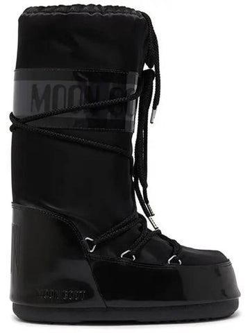 Glance lace up long winter boots black 80D 1401680 N001 - MOON BOOT - BALAAN 1