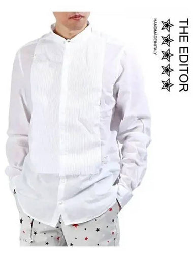 Editor China Collar Tuxedo Shirt 271421 - THE EDITOR - BALAAN 1