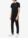 Skull Logo Embroidery Short Sleeve T-Shirt Black - ALEXANDER MCQUEEN - BALAAN 7