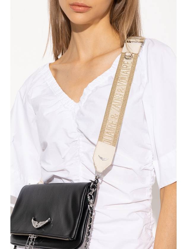 logo pattern bag strap beige - ZADIG & VOLTAIRE - BALAAN 3