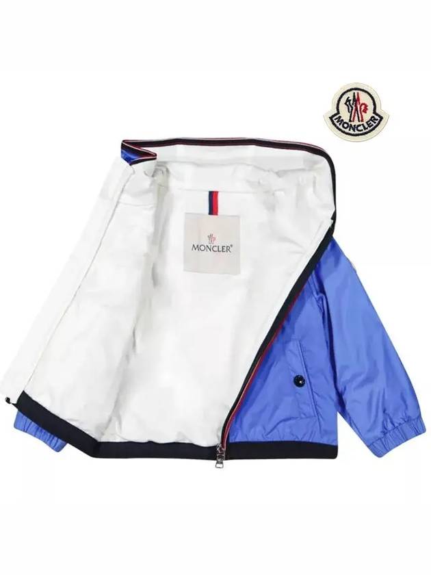 Baby Boys Windbreaker Jacket Blue ANTON 1A00038 68352 730 - MONCLER - BALAAN 4