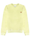 Fox Head Patch Regular Sweatshirt Yellow - MAISON KITSUNE - BALAAN 2