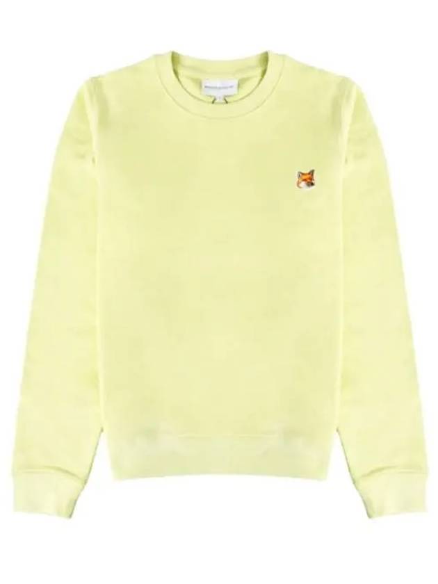 Fox Head Patch Regular Sweatshirt Yellow - MAISON KITSUNE - BALAAN 2