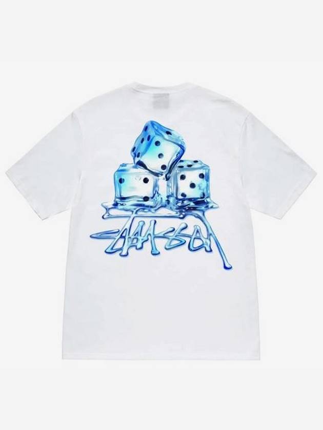 melted t shirt white women - STUSSY - BALAAN 1