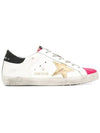 Superstar Glitter Low Top Sneakers Black Pink White - GOLDEN GOOSE - BALAAN 3