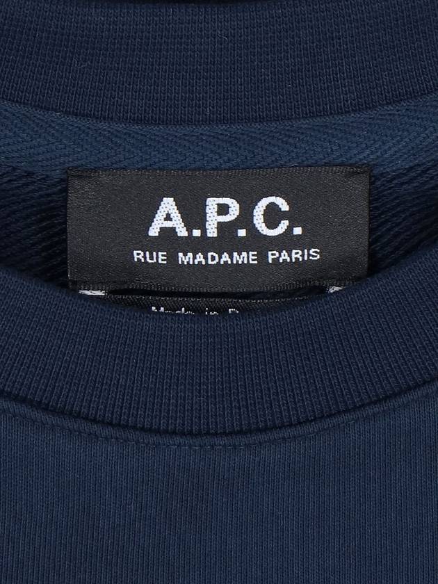 Skye Logo Sweatshirt Dark Navy - A.P.C. - BALAAN 5