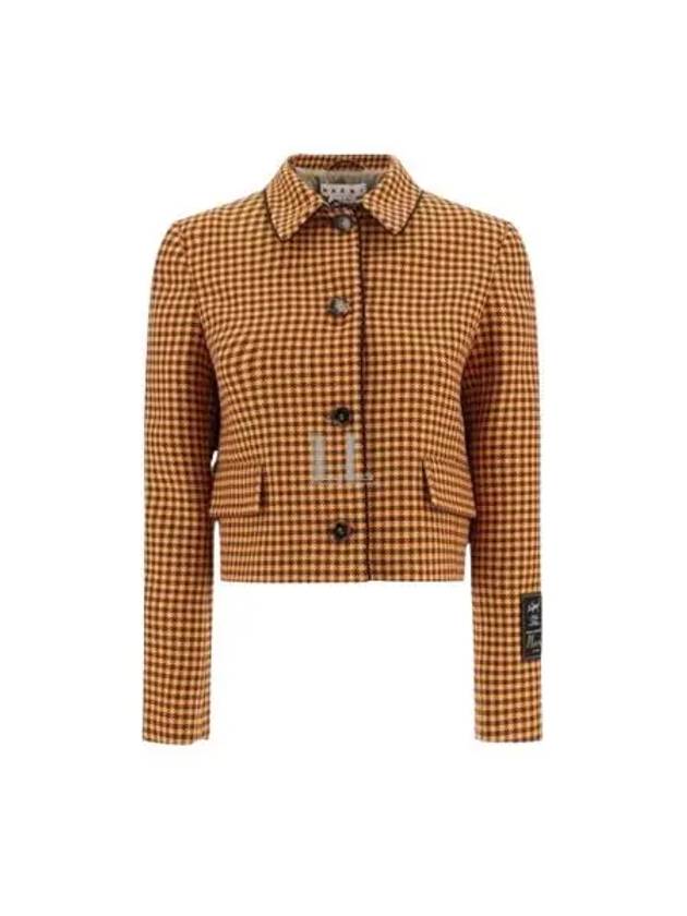 Check Jacket Orange - MARNI - BALAAN 2