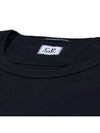 Embroidered Logo Cotton Short Sleeve T-shirt Black B0710996445 - CP COMPANY - BALAAN 5