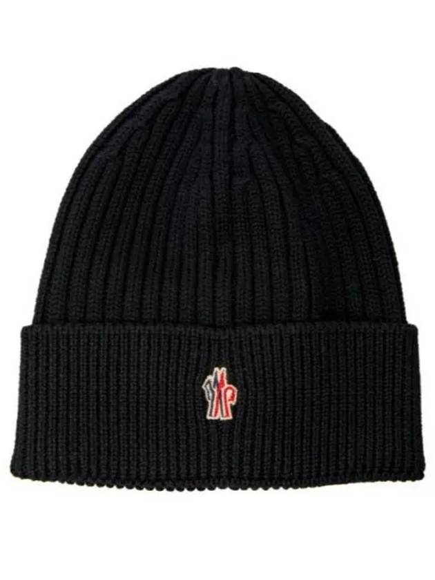 3B00010 04761 999 Grenoble rib knit wool beanie - MONCLER - BALAAN 1