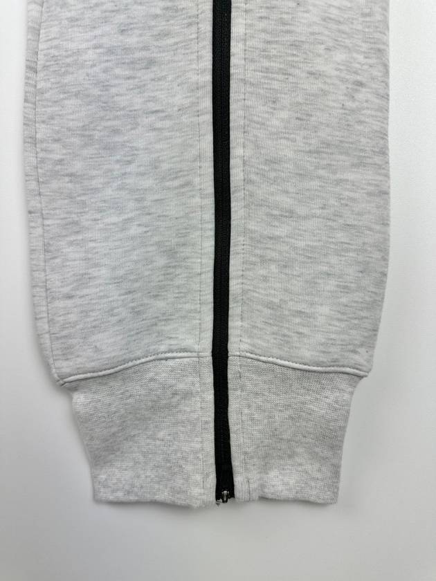 Sportswear Tech Fleece High Waist Slim Zipper Track Pants Light Grey - NIKE - BALAAN 4