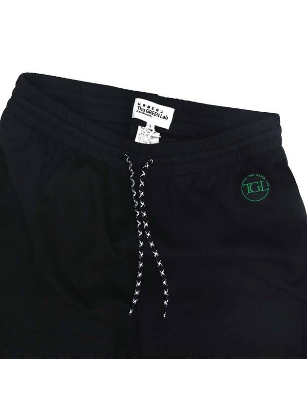 Relaxed Sweat Straight Pants Black - THE GREEN LAB - BALAAN 7