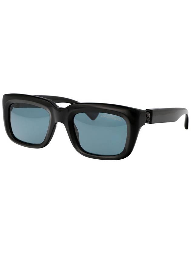 Sunglasses AM0431S 004 004 BLACK BLACK GREEN - ALEXANDER MCQUEEN - BALAAN 3