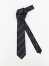 Gucci Striped Silk Tie Navy Green - GUCCI - BALAAN 2