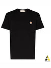 Fox Head Patch Classic Short Sleeve T-Shirt Black - MAISON KITSUNE - BALAAN 2