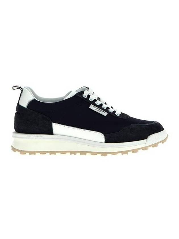 Eco Trainer Nylon Low Top Sneakers Blue - THOM BROWNE - BALAAN 1