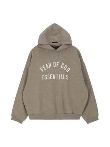 FEAR OF GOD ESSENTIALS Essential Fleece Hoodie Heather Gray - FEAR OF GOD ESSENTIALS - BALAAN 1