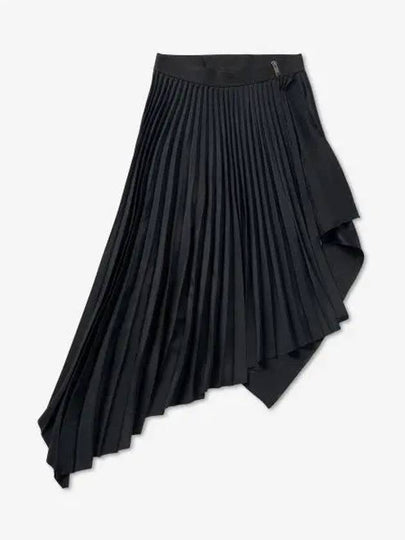 Pleated Unbalanced Skirt Black - GIVENCHY - BALAAN 2