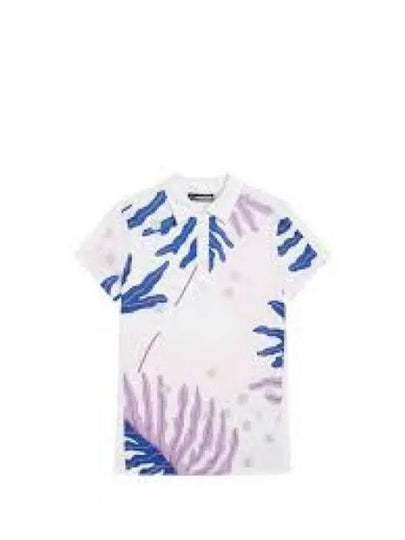 Golf Jada Print Polo GWJT10138 S199 Women's Jada Print Polo - J.LINDEBERG - BALAAN 2