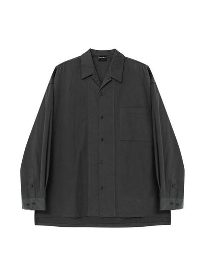 Peach Washing Over Long Sleeved Shirt Charcoal - THEN OUR - BALAAN 2