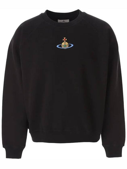 ORB Logo Crewneck Sweatshirt Black - VIVIENNE WESTWOOD - BALAAN 2