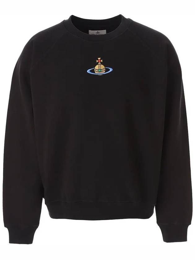 ORB Logo Crewneck Sweatshirt Black - VIVIENNE WESTWOOD - BALAAN 3