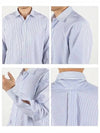 Men's Striped Long Sleeve Shirt Blue - MAISON MARGIELA - BALAAN 4