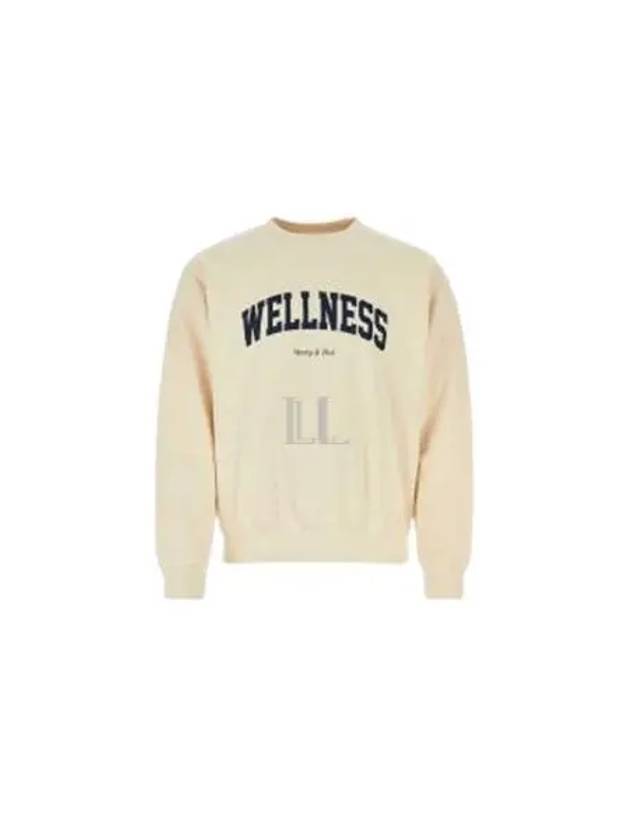 Wellness Logo Print Sweatshirt Cream C Low 2366CR - SPORTY & RICH - BALAAN 1