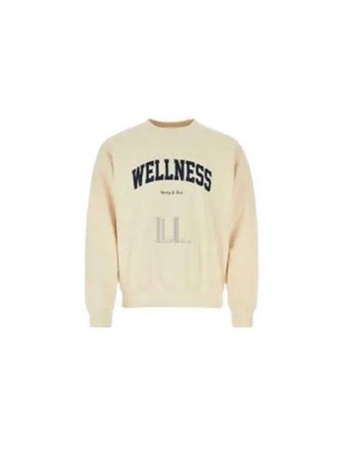 Wellness Logo Print Sweatshirt Cream C Low 2366CR - SPORTY & RICH - BALAAN 1