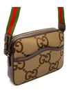 Jumbo GG Canvas Cross Bag Brown - GUCCI - BALAAN 6