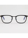 Blue light blocking glasses frame TF5785DB 005 metal combination square Asian fit - TOM FORD - BALAAN 3