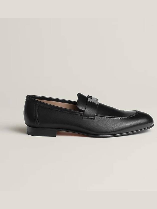 Paris Loafers Black - HERMES - BALAAN 4