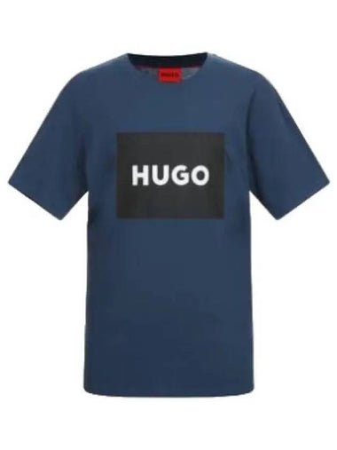 Box Logo Cotton Regular Fit T Shirt - HUGO BOSS - BALAAN 1