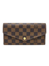 N63209 Damier Even Canvas Sarah Wallet Long - LOUIS VUITTON - BALAAN 1